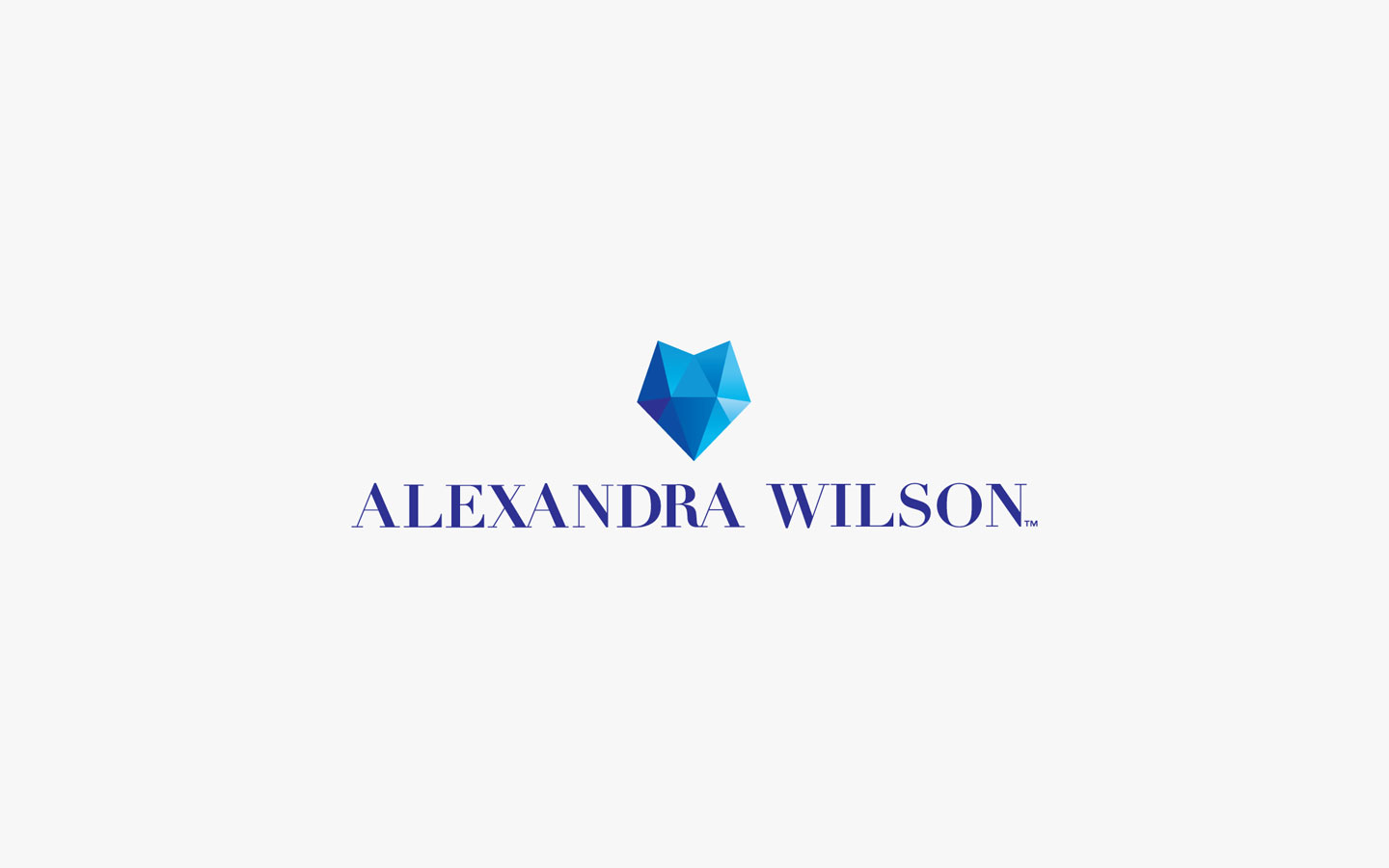 Alex Wilson Logo Design, in Brand Colours