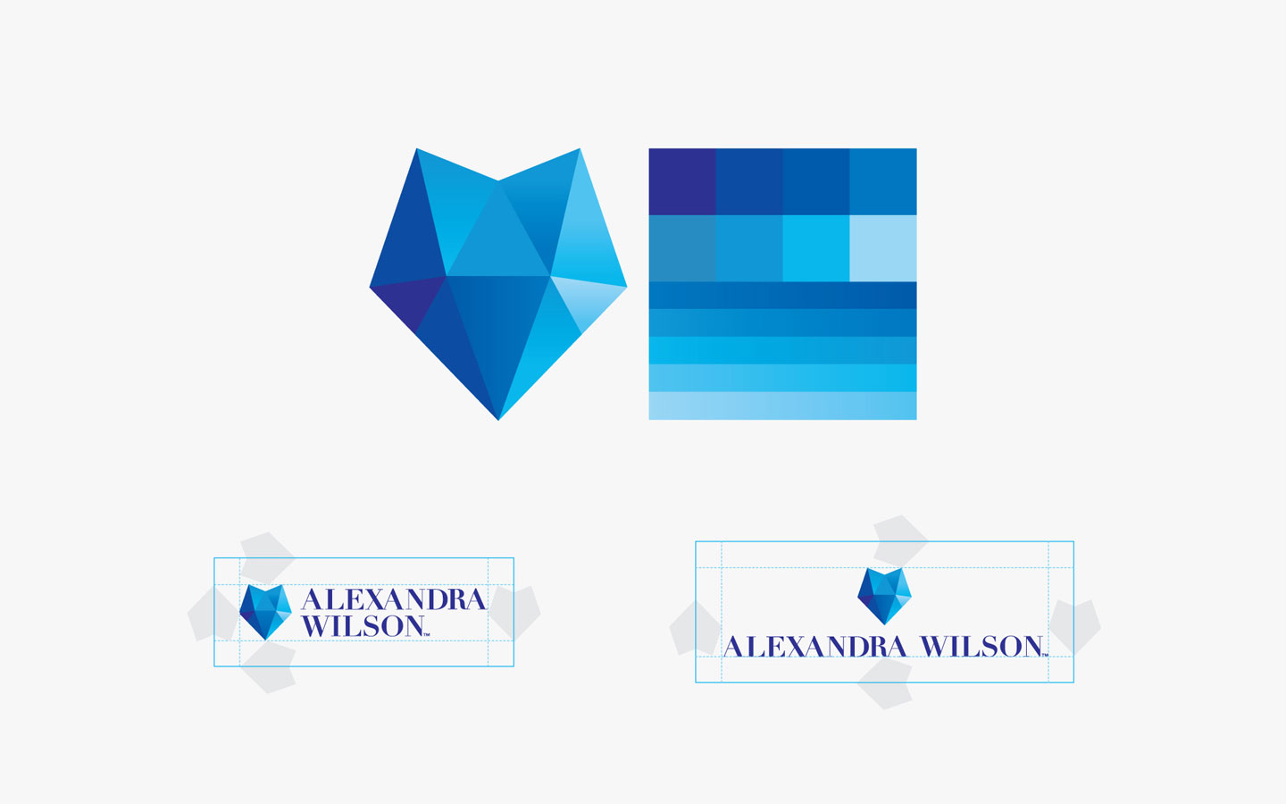 Alex Wilson Logo Design, in Brand Guidelines