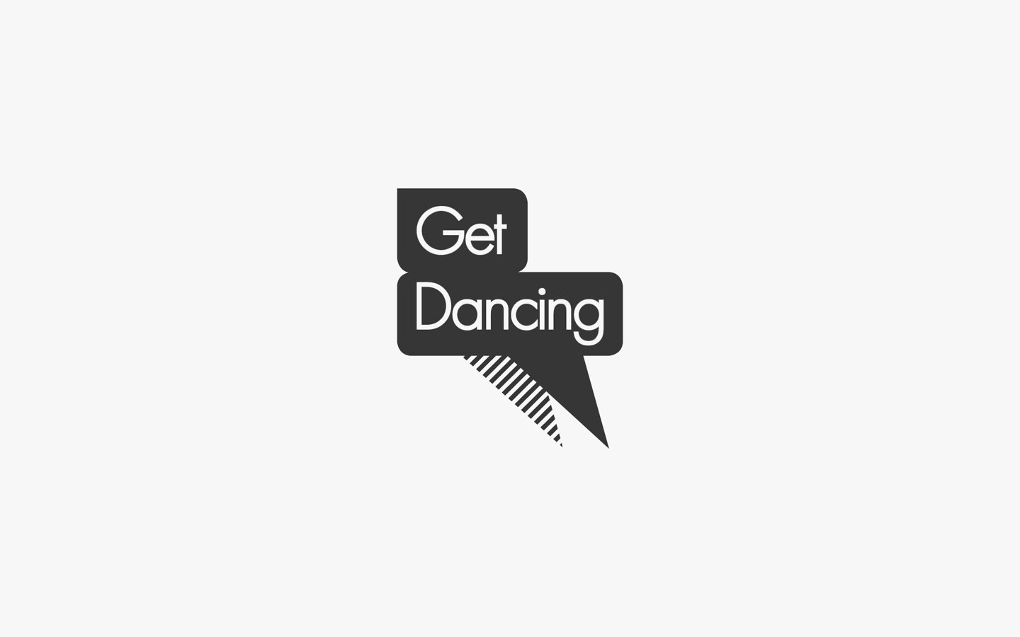 Get Dancing, Logo Design in Mono