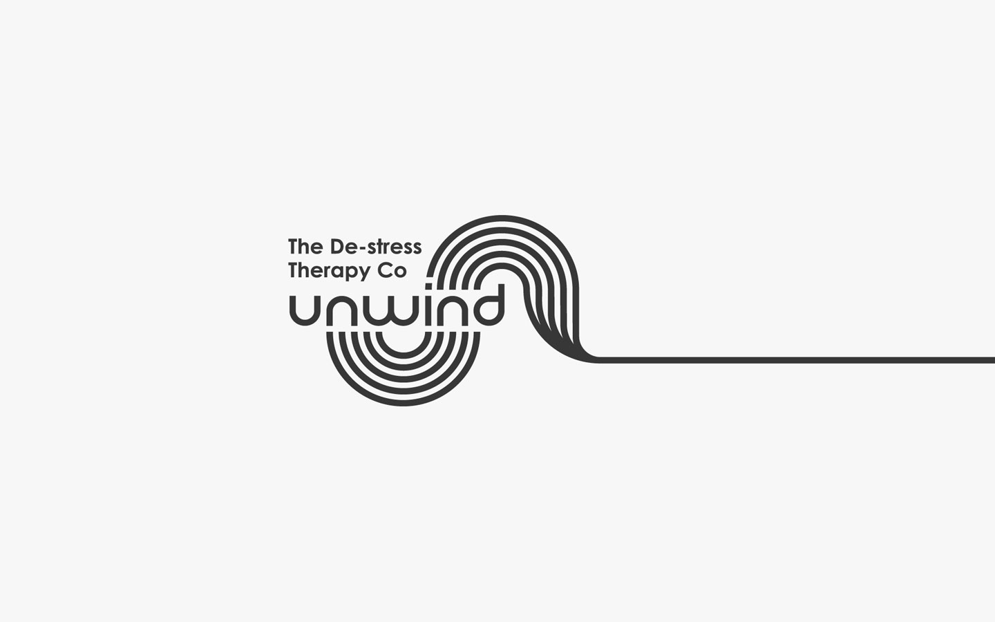 Unwind Logo Design Mono